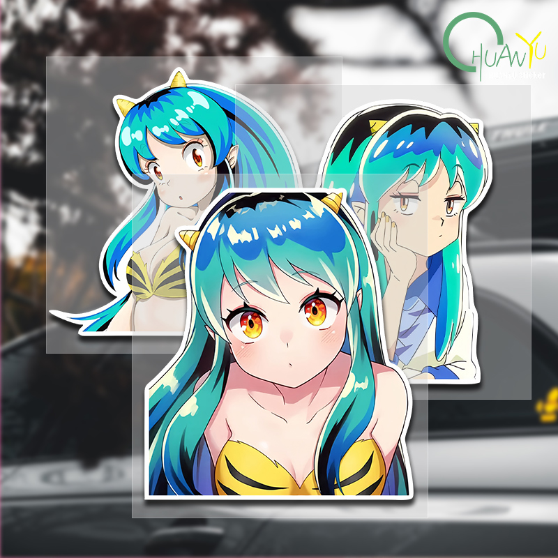 Motorcycle Gear Japan - Jdm-ビニール反射防水ステッカー,美しい女の子,かわいい女の子,車,オートバイ,トラック,日本のコミック