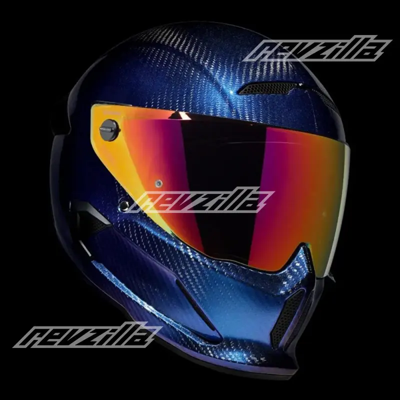 Helmet Full Face - Rrocモーターサイクル用の交換用バイザー,呼吸用のフルフェイスプロテクション,交換部品,4.0