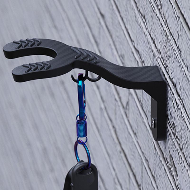 Motorcycle Gear Up - オートバイのヘッドギアフックオートバイヘルメットホルダーヘルメットフックウォールマウントサッカー自転車帽子ハンガースタンドキャップ用ウォールラック