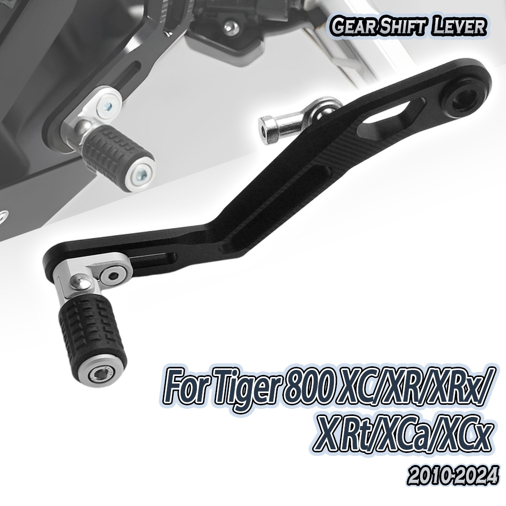 Motorcycle Gear Up - ギアレバー,シフトレバー,タイガーナ800 xc,800xc,800xr,xrx,xrt,xca,2010-2017に適したアルミニウム製オートバイ用折りたたみギア