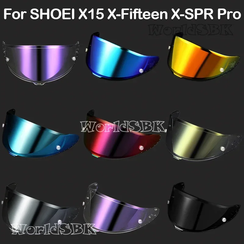 Helmet Full Face - オートバイヘルメットレンズ抗 UV PC バイザーレンズモデルケース SHOEI X15