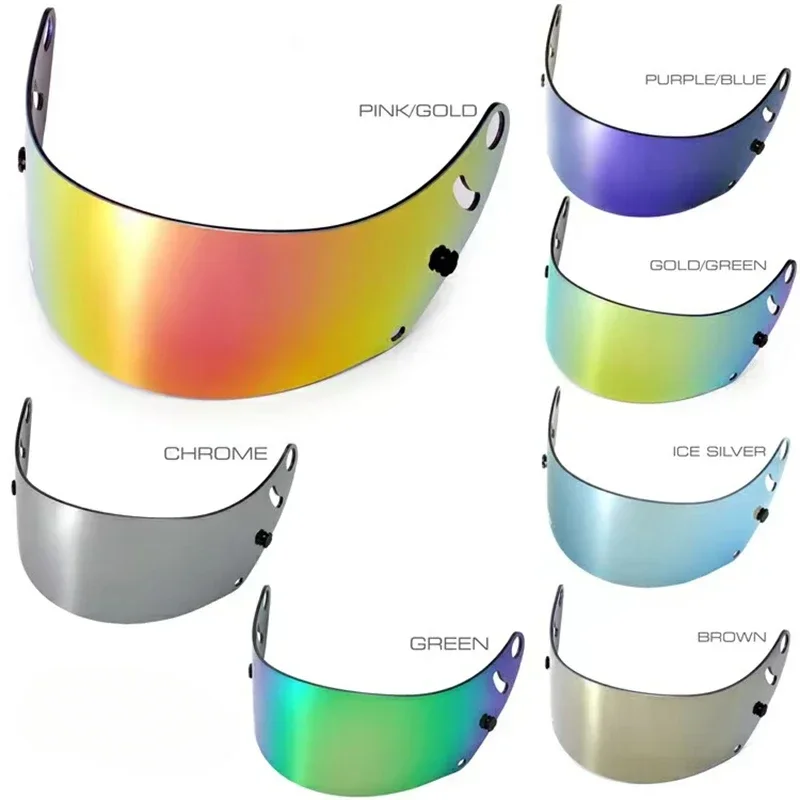 Helmet Full Face - オートバイのヘルメットバイザー、フルフェイスレーシングカートヘルメットシールド、UVバイザー、オートバイの交換、GP-6、sk6、ped、GP-6S、GP-6RC