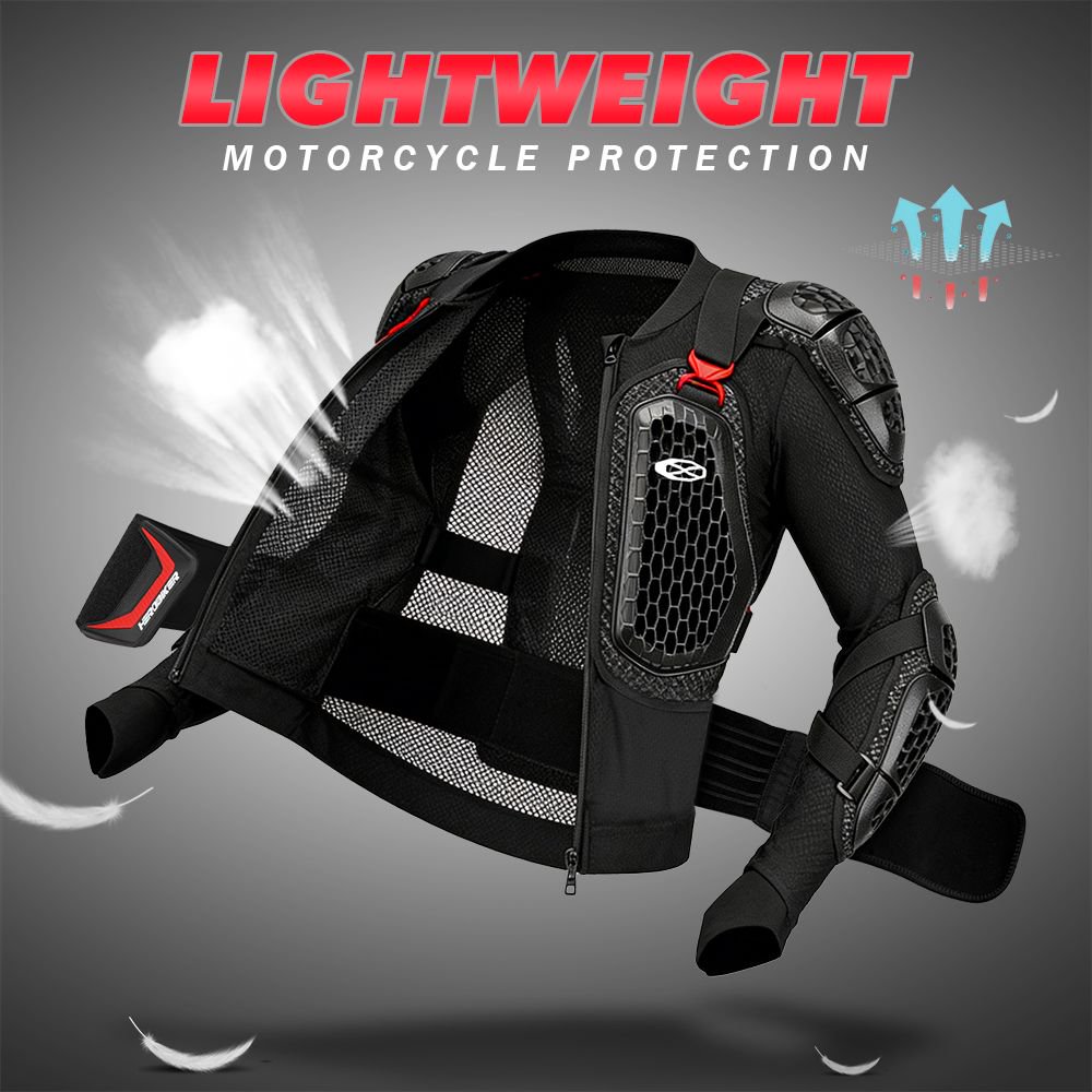 Motorcycle Gear Wall Mount - 夏通気性オートバイジャケットフルボディアーマー男性オートバイ胸部アーマーモトクロスレーシング保護具モト保護