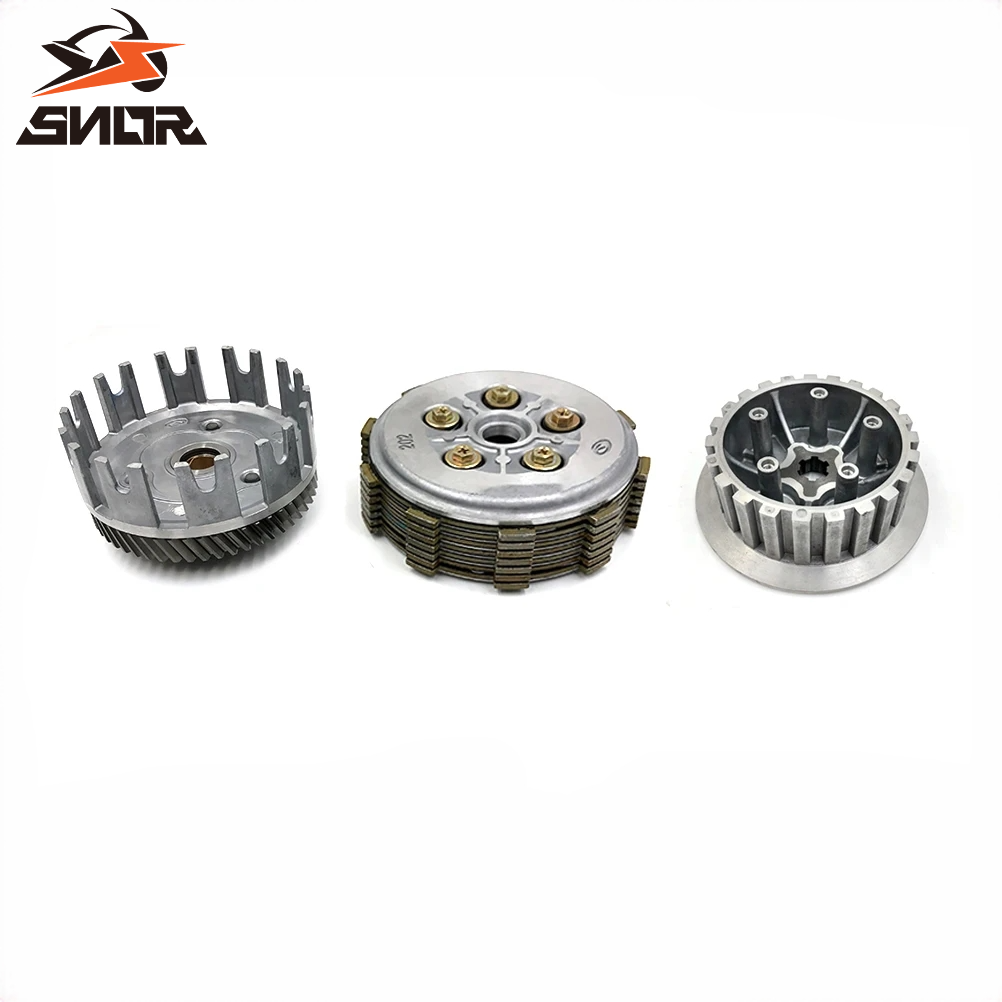 Motorcycle Gear Yamaha - SNOR オートバイクラッチハブアセンブリスリーブアウターカバーギアセンタードラムヤマハ DT230LONCIN MT250 GPX TSE250R