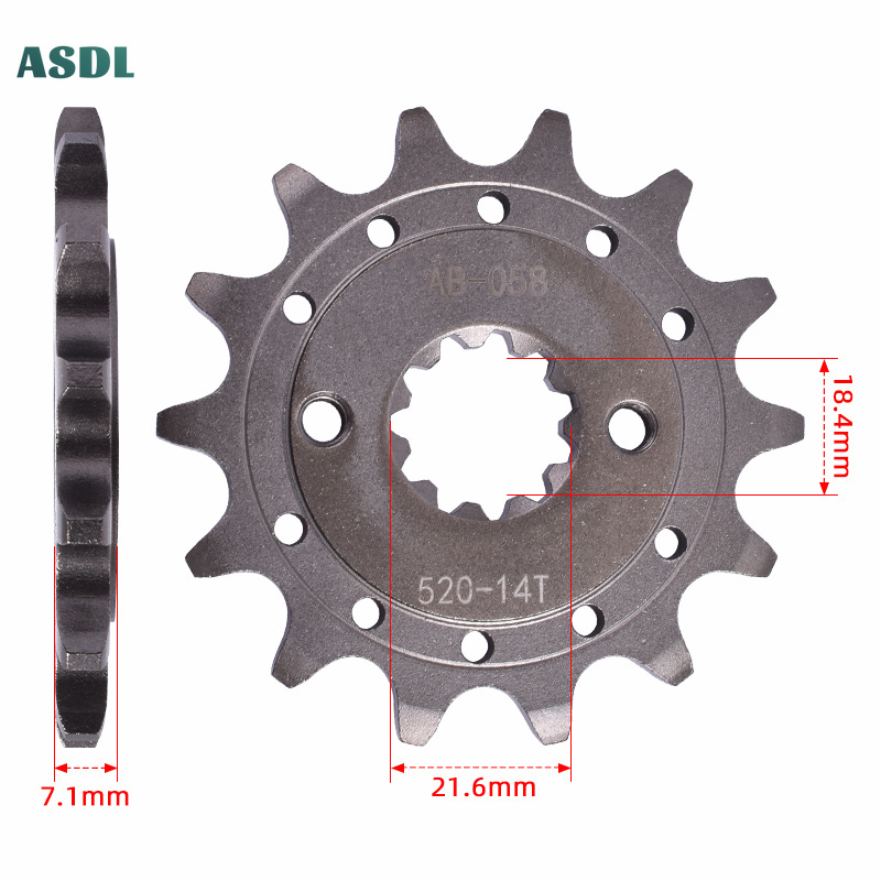 520 13T 14T オートバイ前後スプロケットギアホイー - Motorcycle Gear Japan のレビューと価格