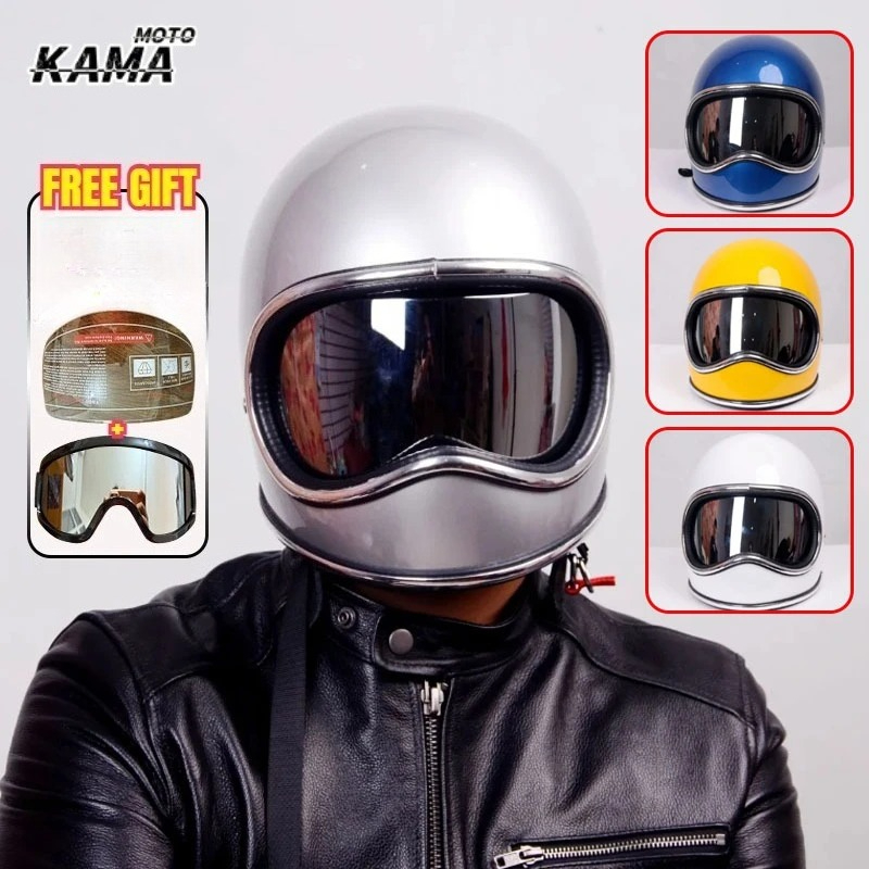 ホットバイクヘルメット ファイバーグラスシェル モトヘルメッ - Motorcycle Gear Japan のレビューと価格