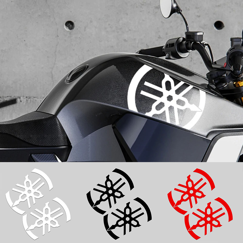 1 セット/2 個レーザー反射ステッカーヤマハオートバイヘル - Motorcycle Gear Kit のレビューと価格