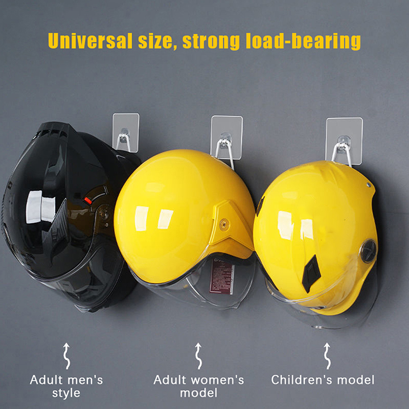 壁掛け式バイクヘルメットラック、金属製自転車ヘルメットホルダ - Motorcycle Gear Wall Mount のレビューと価格