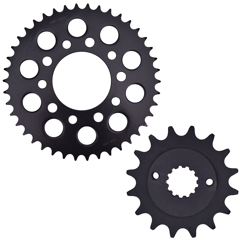 オートバイ 525 チェーン 16T フロント 42T リア - Motorcycle Gear Japan のレビューと価格