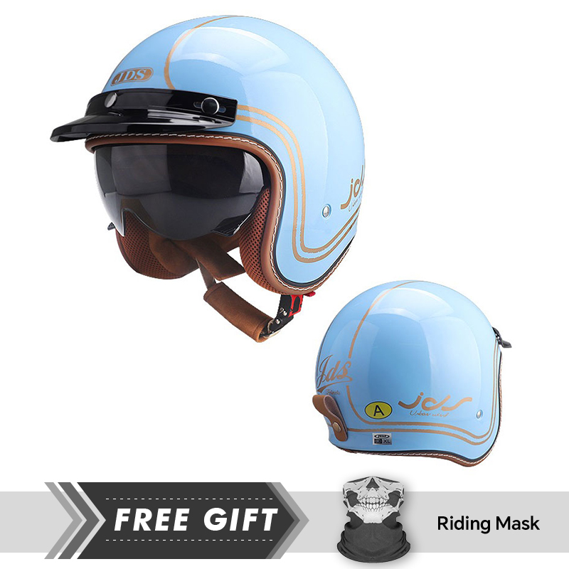 オープンフェイスバイクヘルメット,ブラックレンズ,安全ヘルメ - Motorcycle Gear In Store のレビューと価格