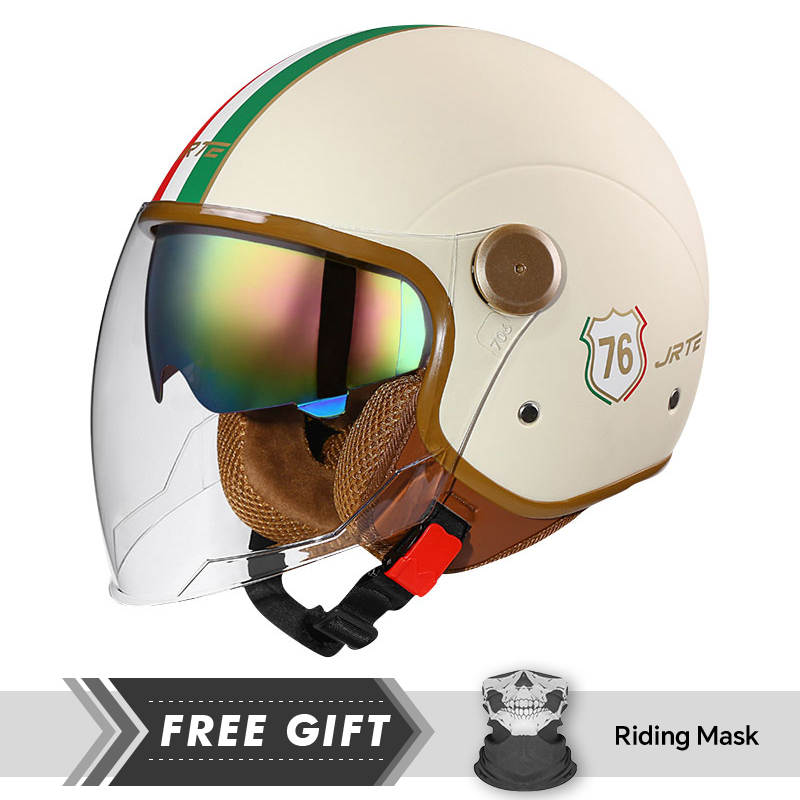 新入荷 クラシックブルー オープンフェイス オートバイヘルメ - Motorcycle Gear In Store のレビューと価格