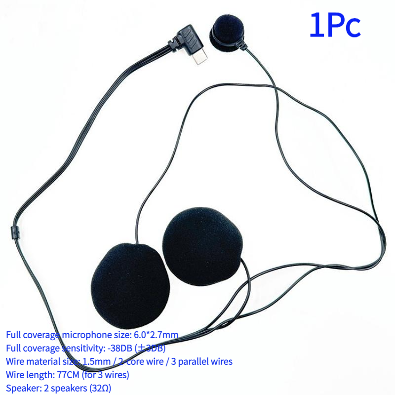 1Pc タイプ C プラグ HD ノイズリダクションオートバ - Helmet Full Face のレビューと価格