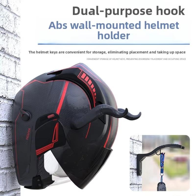 2025新しい壁に取り付けられたABSオートバイヘルメットハ - Motorcycle Gear Wall Mount のレビューと価格