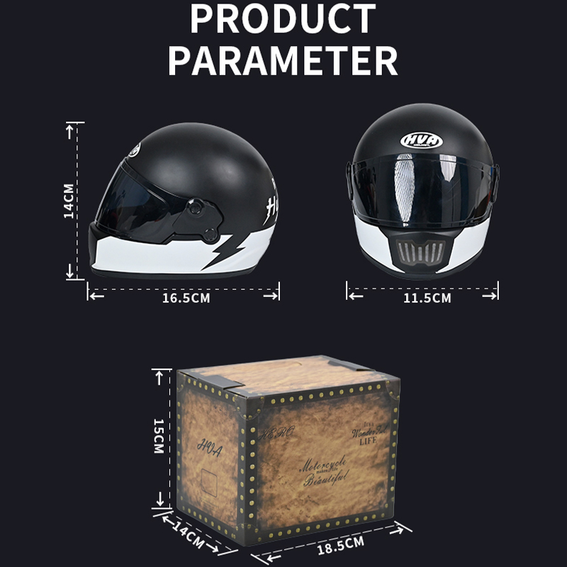 Hva-小型ペット用オートバイヘルメット,猫と犬用のミニキャ - Helmet Full Face のレビューと価格