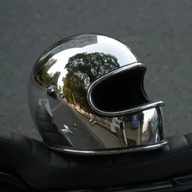 ヴィンテージバイクヘルメット 日本製 ファイバーグラス フル - Motorcycle Gear Japan のレビューと価格