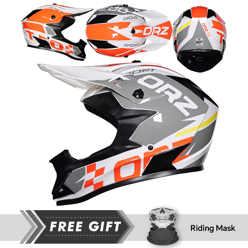 クイックリリースバックル付きオフロードバイクヘルメット,目と - Motorcycle Gear In Store のレビューと価格