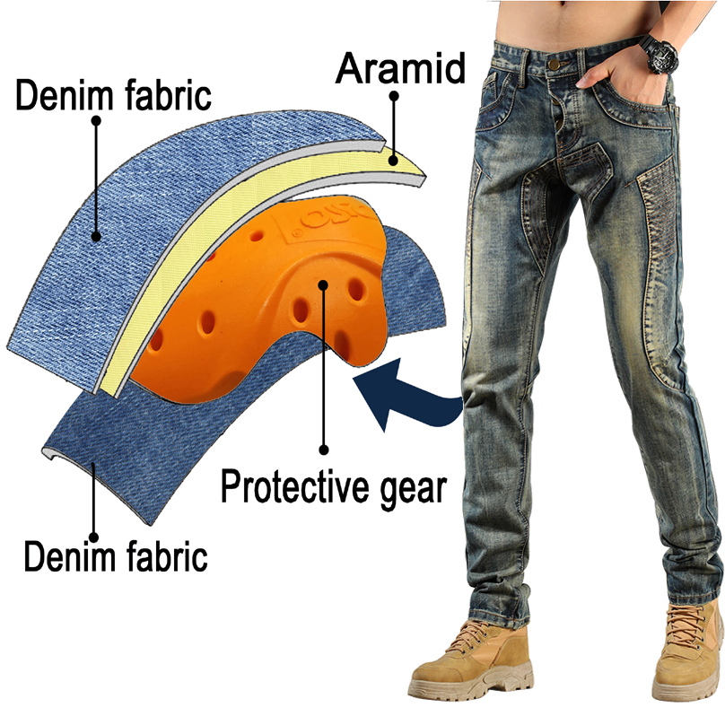 ケブラー オートバイ ジーンズ メンズ アラミド保護パンツ  - Motorcycle Gear Japan のレビューと価格