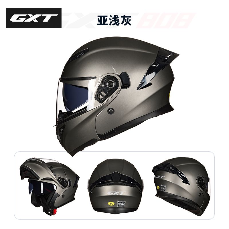 DOT承認済みフルフェイスヘルメット、クラッシュバイク用保護 - Motorcycle Gear Up のレビューと価格