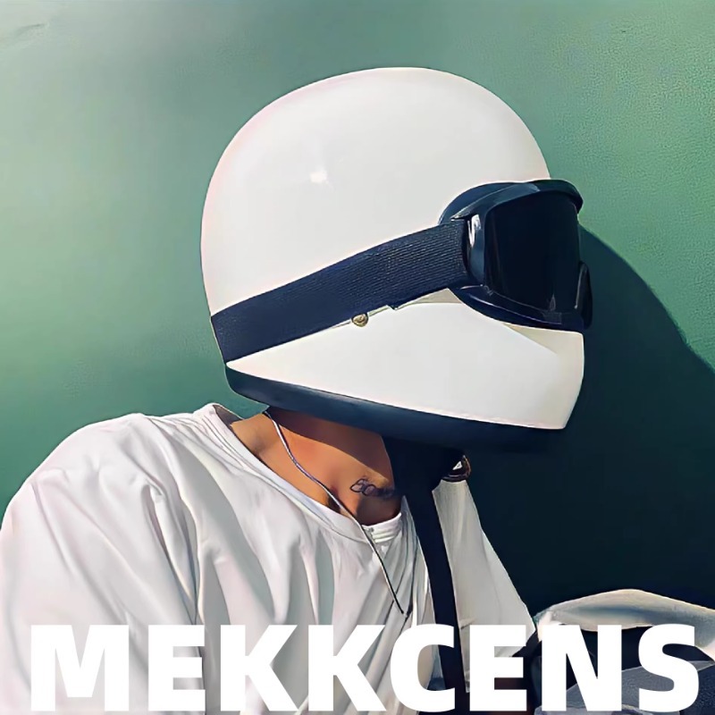 ヴィンテージオートバイヘルメット日本テックグラスファイバーシ - Motorcycle Gear Japan のレビューと価格