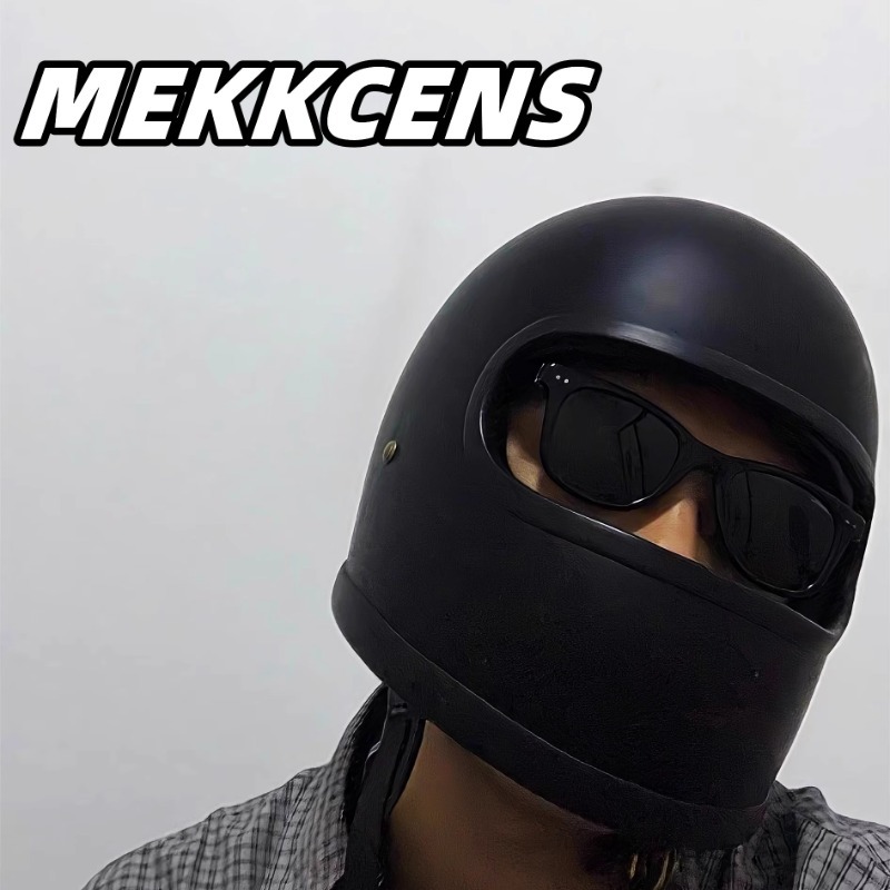 ヴィンテージオートバイヘルメット日本テックグラスファイバーシ - Motorcycle Gear Japan のレビューと価格