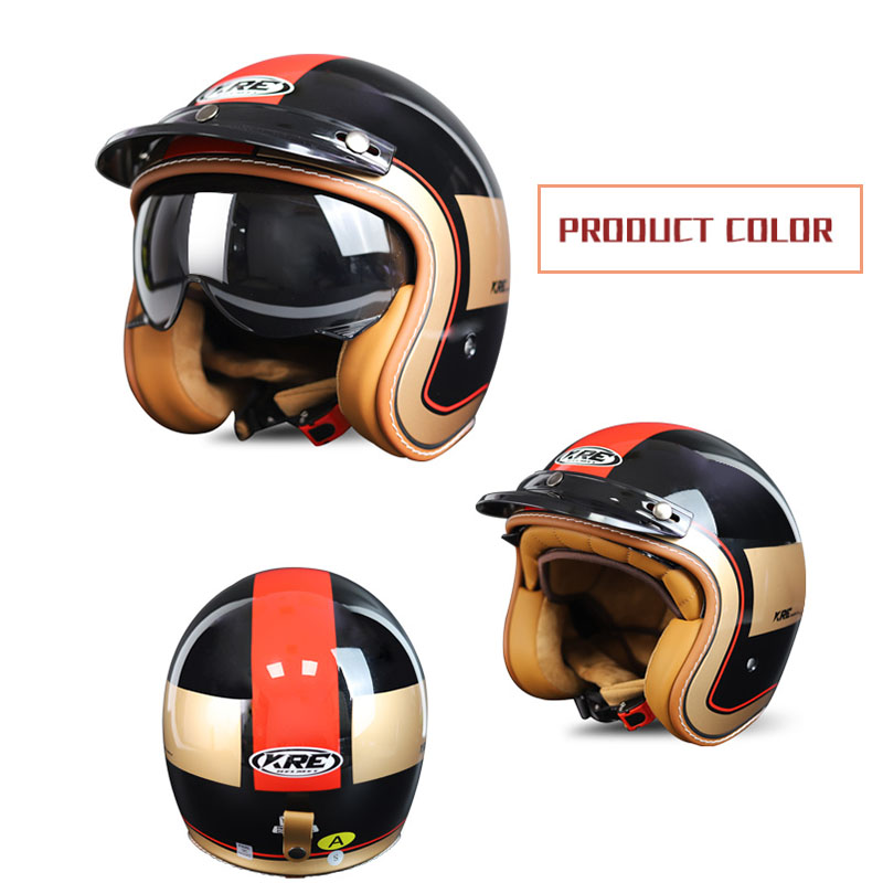 SOMAN オープンフェイス オートバイヘルメット ECE  - Motorcycle Gear In Store のレビューと価格